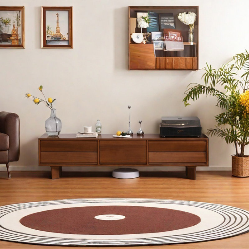 Meuble télé rétro de style français, 82.68''