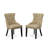 Elegant Tan 35" Dining Chair with Wingback Comfort-1578553504-1526530253