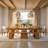 6-Pieces Extenable Dining Table Set with Extenable Bench and  Dining Chair
