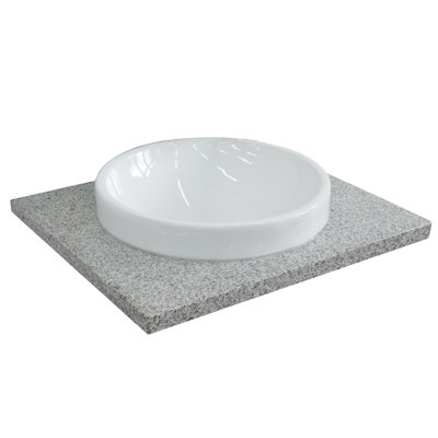 Plateau de meuble-lavabo simple 25 "avec lavabo