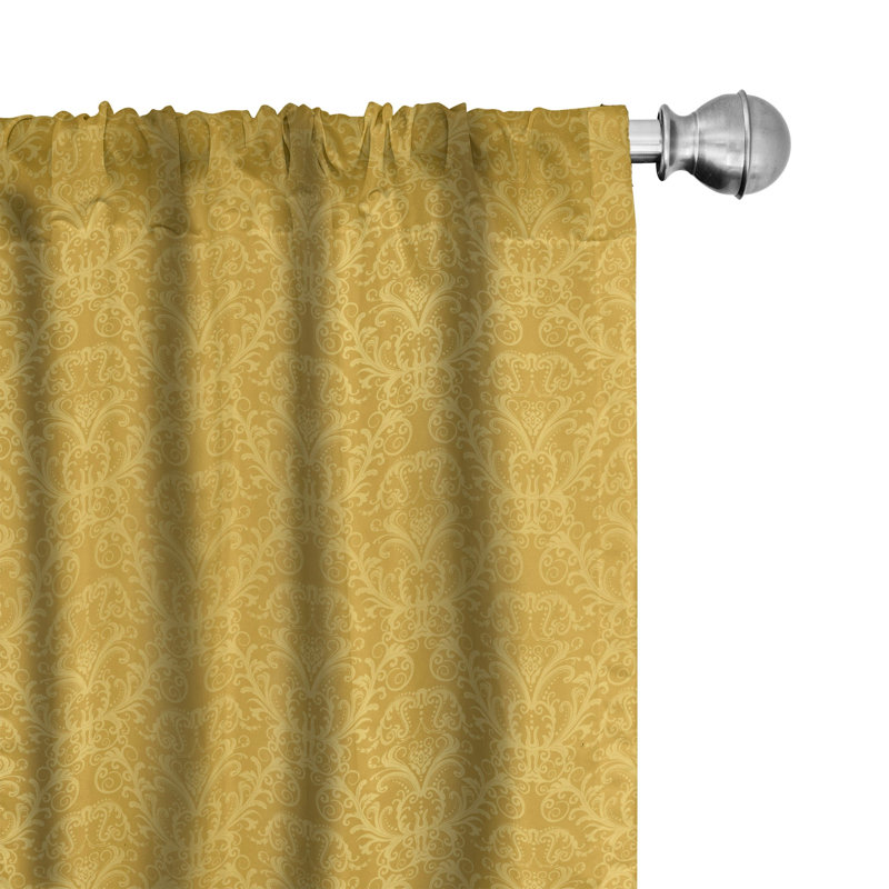 Semi-Sheer Rod Pocket Curtain Panels, 28" x 63"