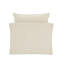 Chaise en lin Shane avec 2 coussins