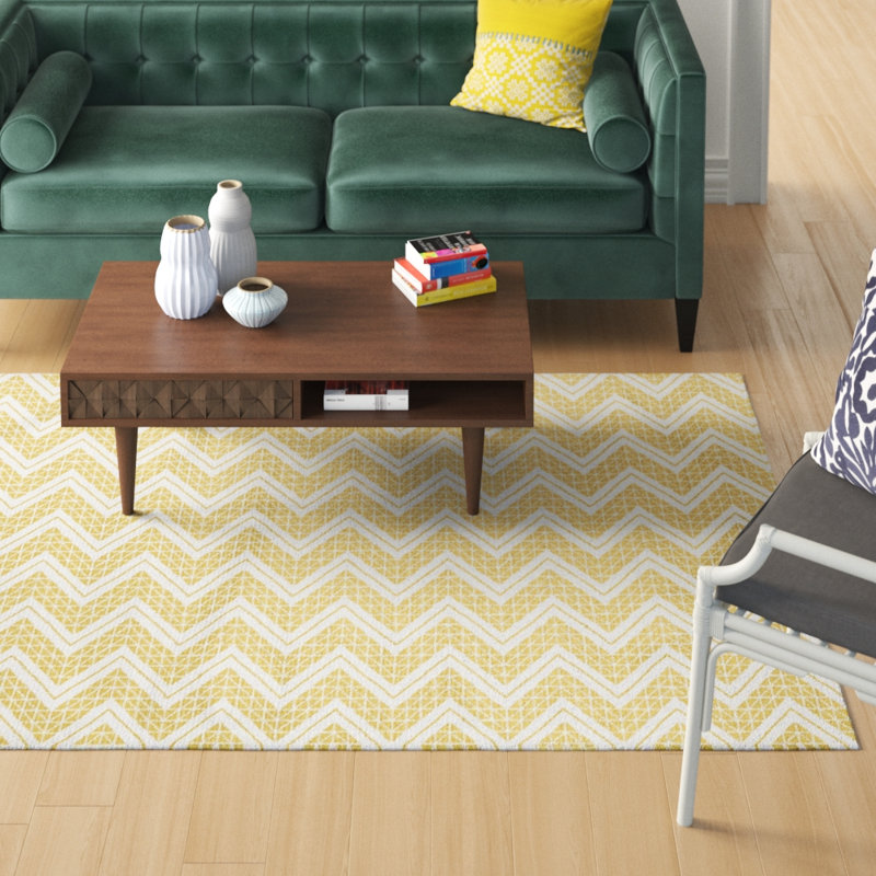 Stephenie Chevron Indoor Rug, Rectangle 5' x 7'