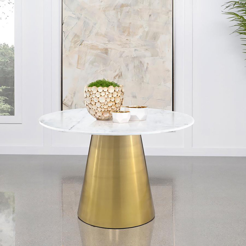 Jacobus Conical Base Round Dining Table