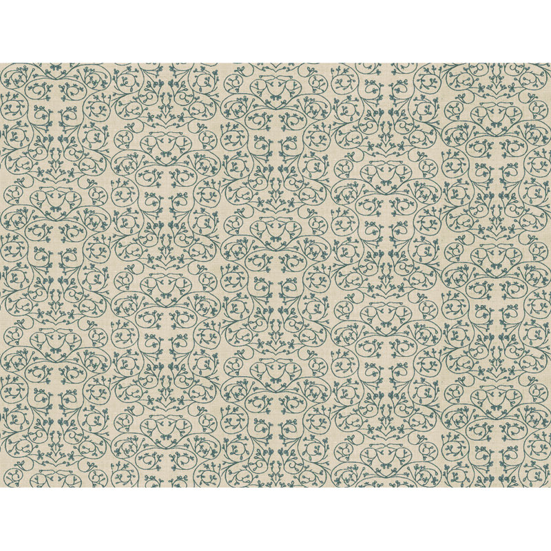 Garden Reverse Fabric, Cornflower