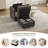 Upholstered Accent Armchair & Ottoman Set, Both with Hidden Storage-331862858