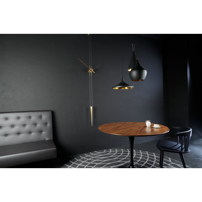 Pendulo Metal Wall Clock, Gold