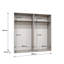 Manufactured Wood Wardrobe