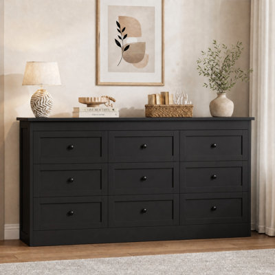 9 Drawer 59" W Dresser