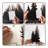 Wooden Pine Tree Wall Art Set