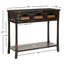 Console en bois massif de 34 po-1283987262