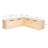 Eslick Solid Wood Corner Breakfast Nook Bench with Storage-1623022071