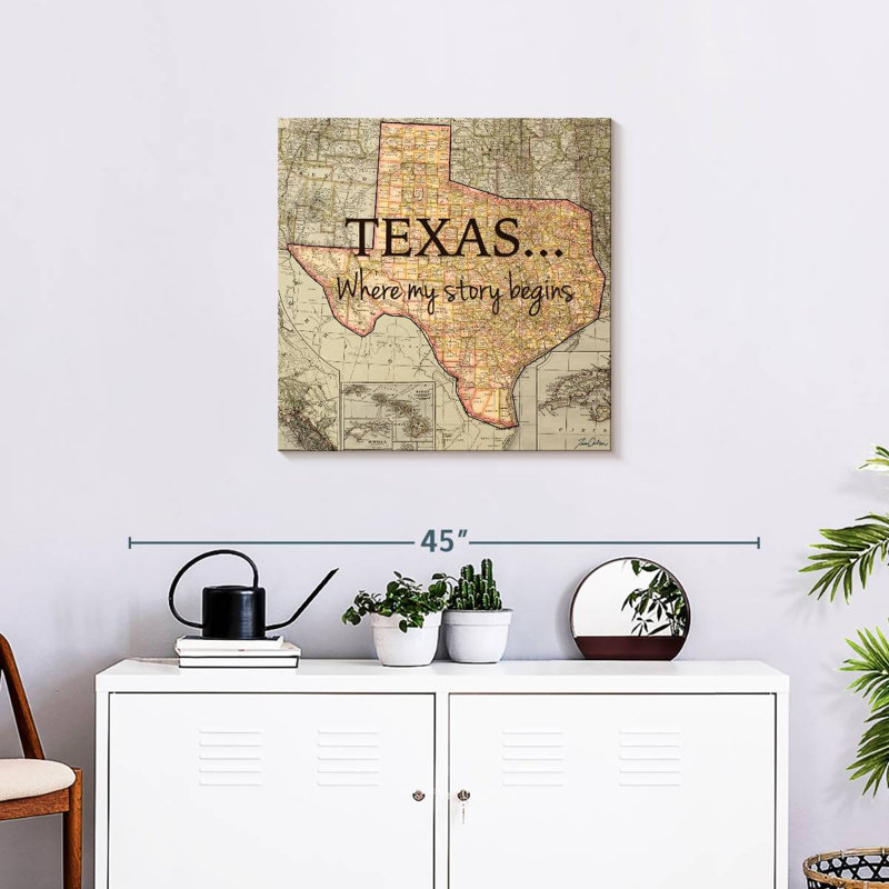 Tergel, Texas, My Story, H 24 po x l 24 po