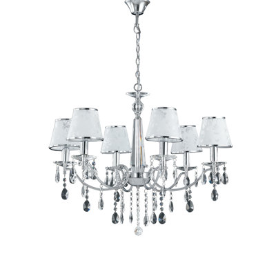 Athena 6 - Light Shaded Chandelier