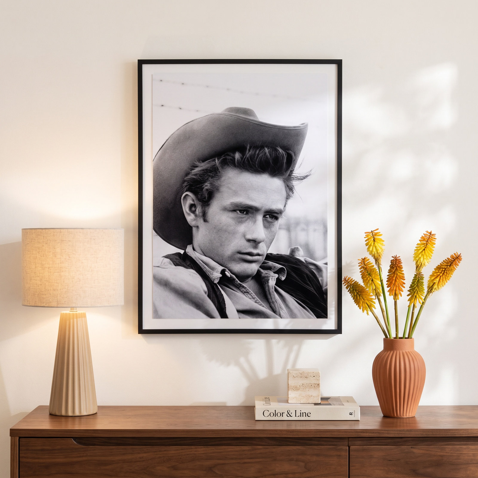 James Dean by Getty Images, 40" H x 30" W x 2.5" D