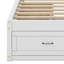 Lit plateforme avec 6 tiroirs de rangement