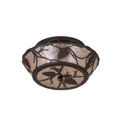 2 - Light Semi Flush Mount