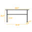 Ensemble de 2 rampes d'escalier pour rampe d'extérieur-99452751