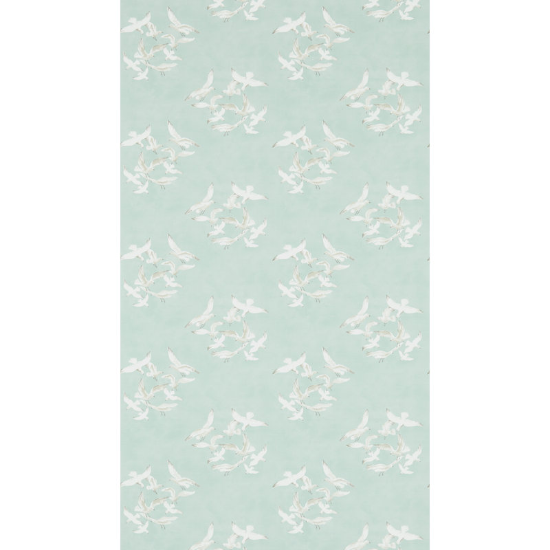 Seagulls Wallpaper, Eau De Nil
