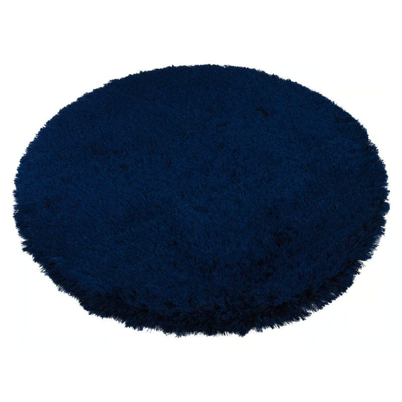 Tapis rond en coton Ulana, Rond 4 pi 11 po
