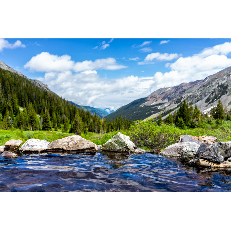 Hot Springs - Wrapped Canvas Print, 51cm H x 76cm W x 3.8cm D