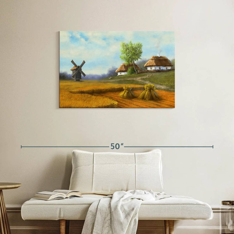 Alvord Ukraine Hay Field, 24" H x 36" W