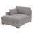 Stoneville 42" W Upholstered Chaise Lounge with Pillow and Solid Wood Leg-1302960227-1332456937