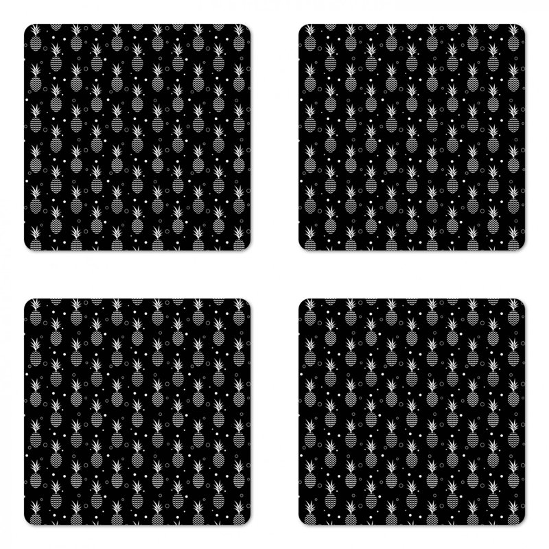 Square 4 Piece Coaster Set