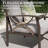 2 Piece Outdoor/Patio Patio Set, 70" All-Weather Metal 3-Seat Metal Patio Sofa And Rectangular Coffee Table , With Cushions-1361231721-1361231723