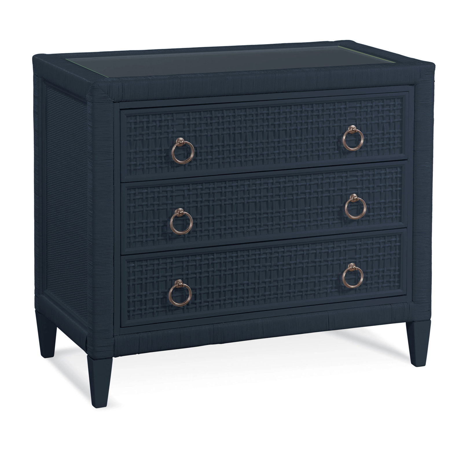 Monterey 36" Dresser, Navy, Yes, Satin Nickel