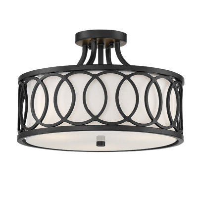 Graham 3 - Light Semi Flush Mount