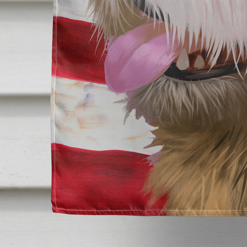 Polyester à 2 côtés 28 x 40 po drapeau maison, Briard