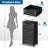 4 Drawer Dresser for Bedroom, Narrow Chest of Drawers, Wooden Top and Study Iron Frame 18"x37.5"-(WxH)