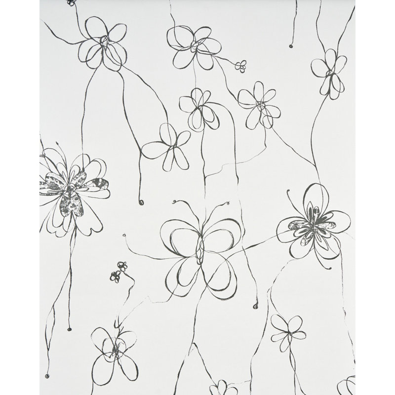 Papier peint Schumacher x Hera Ford, Noir doux