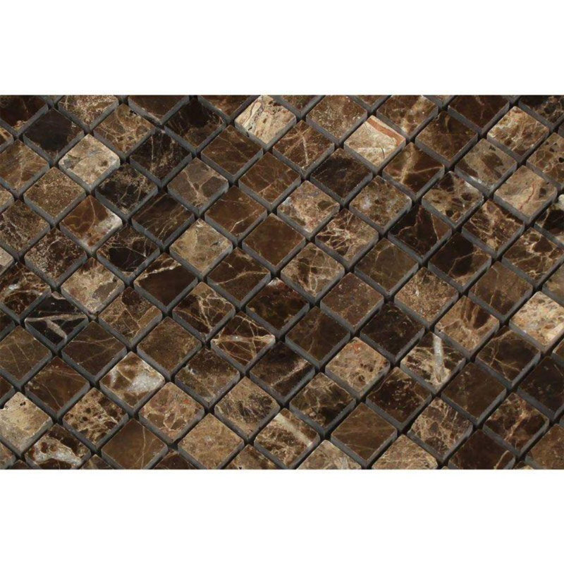 Carreau de mosaïque en marbre 0,63 "x 0,63"