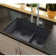 Quartz Classic 33" x 20-1/2" x 9-1/2" Double Basin Undermount Kitchen Sink