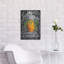 Art mural en métal luxueux «Chalkboard Pepper» par Art Licensing Studio, 16 po x 24 po