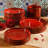 Santorini Terracotta Dinnerware Set - Service for 4-94353364
