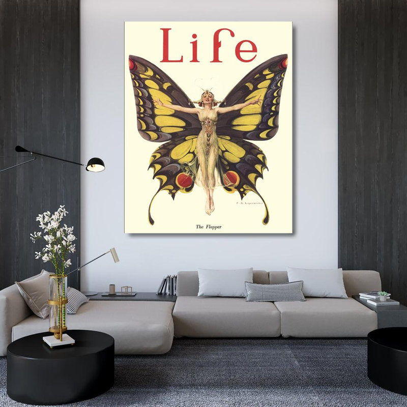 Life Butterfly, 45" H x 36" W