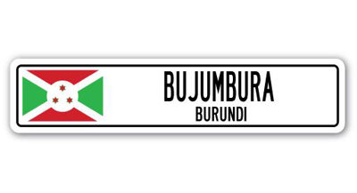 Panneau de signalisation en aluminium Atwater Bujumbura