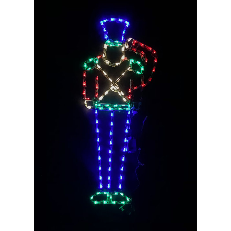 Petit présentoir lumineux de Noël