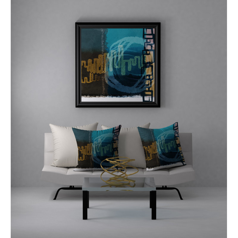 Coussin décoratif carré loisir a1, 24 po x 24 po