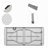 6FT Plastic Folding Table, Portable Picnic Table Outdoor and Indoor