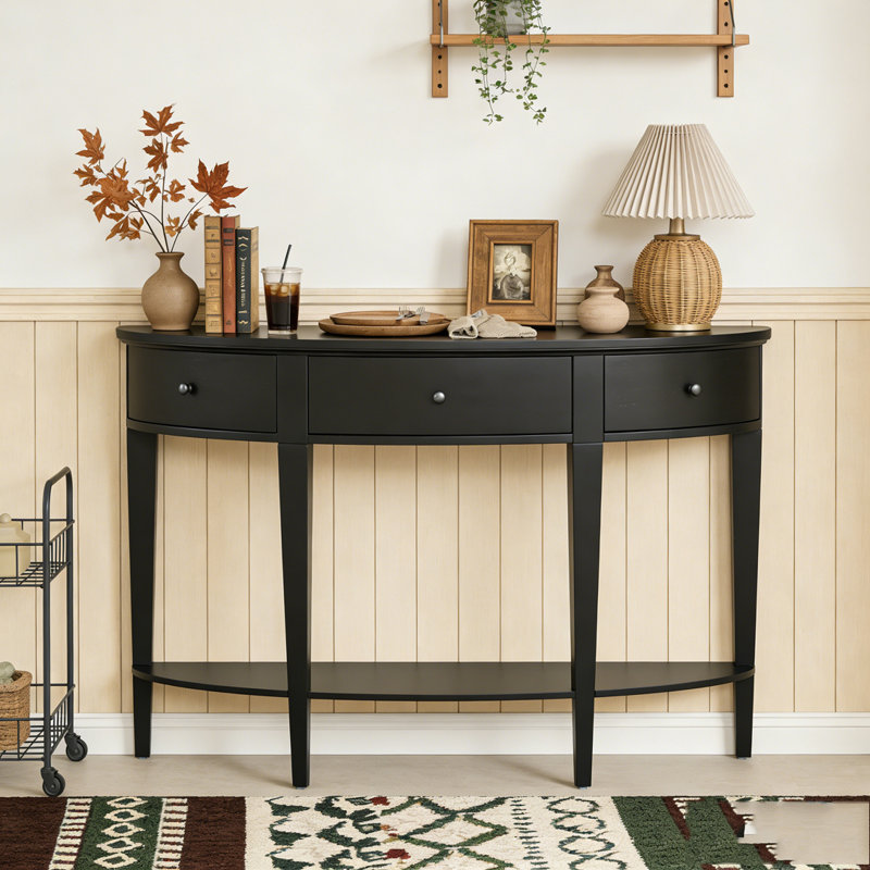 Canapé console Modern, Noir