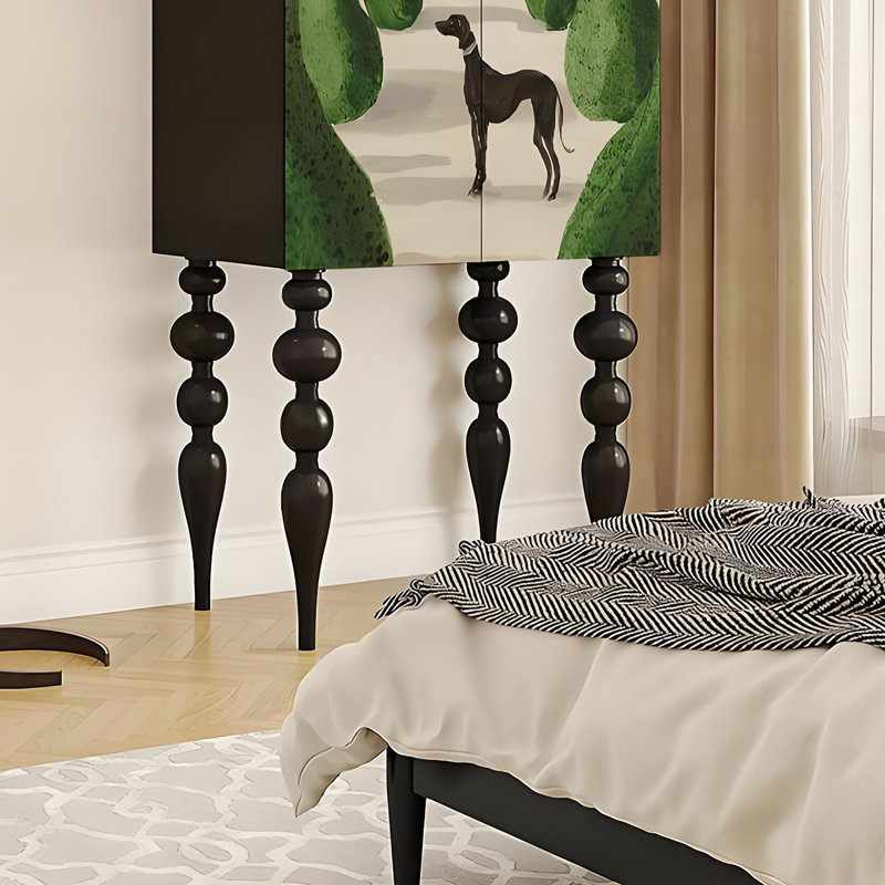 Armoire de rangement moderne en bois pour la décoration intérieure