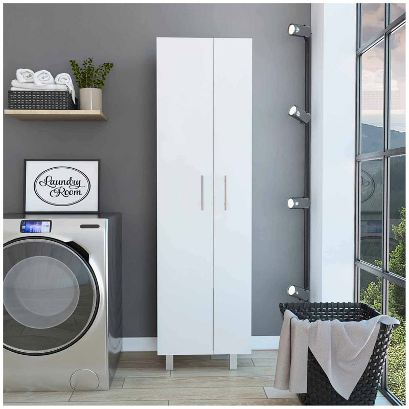 Garde-manger rectangulaire Halifax 2 portes garde-manger blanc