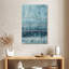 Avery Rain Abstract II bleu argenté-108505051