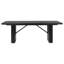 Asfiya Rectangular 84-inch Wood Dining Table Black