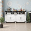 Buffet l 59 po avec armoires avec tablettes réglables et ports de charge-1717259594