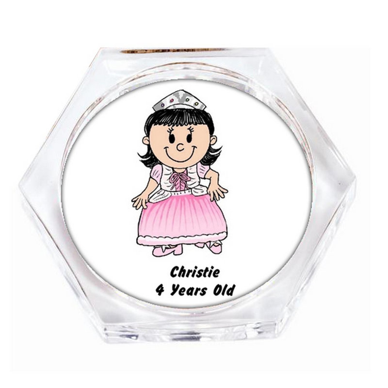 Ensemble de 4 sous-verres Personal Princess, Oui